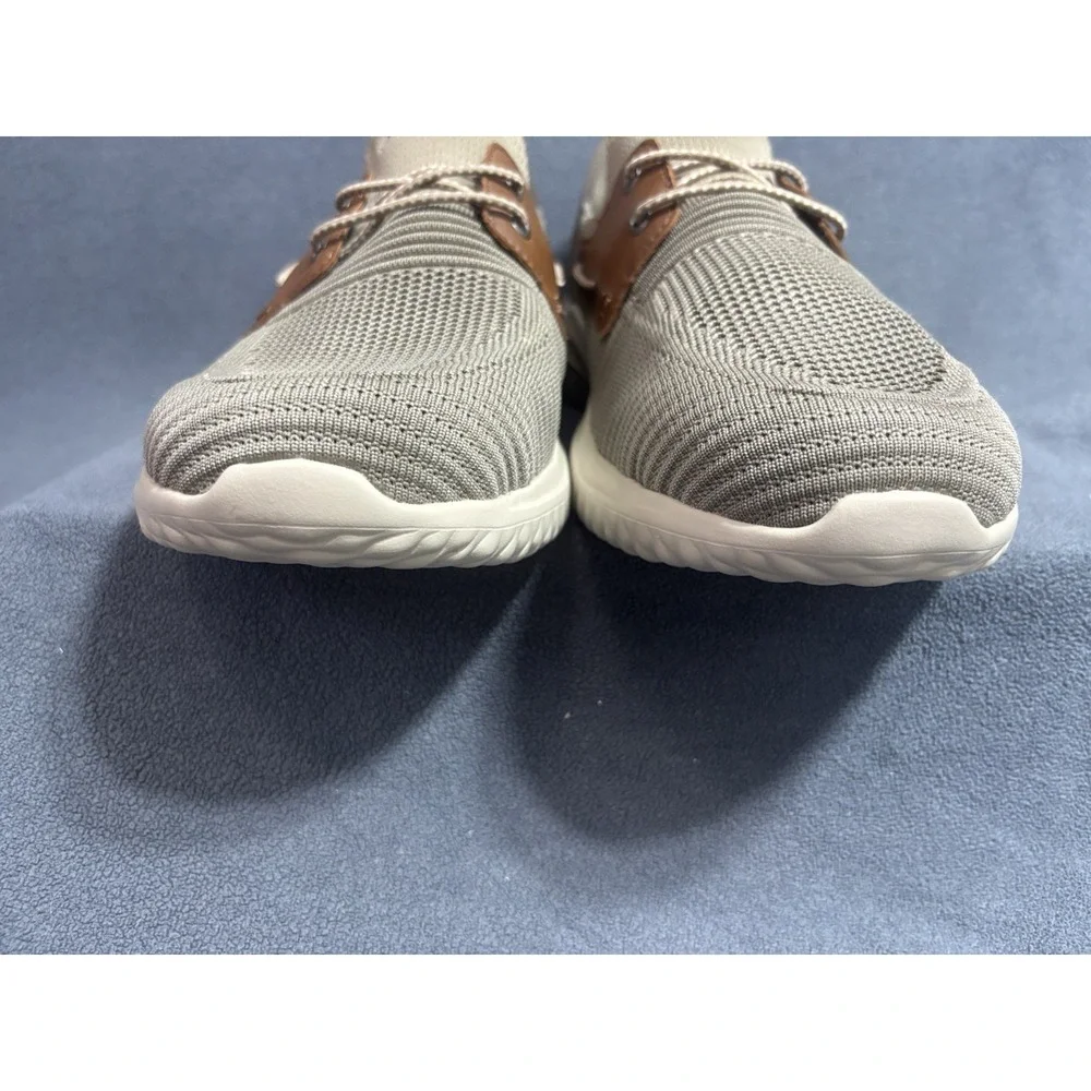 SKETCHERS Delson 3.0  Men's 14 Wide Fit Roth Slip in Taupe Brown Shoes Comfort